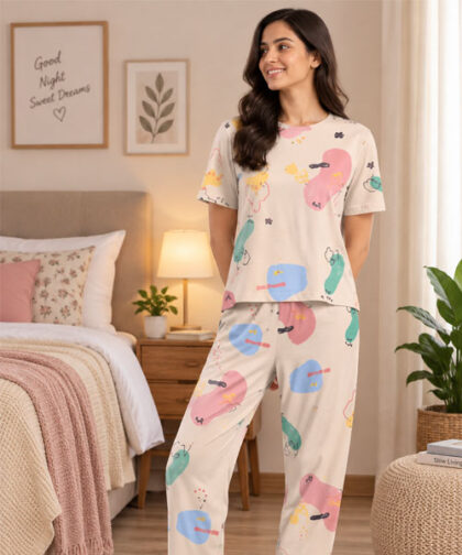 peach-multicolor-printed-night-suit