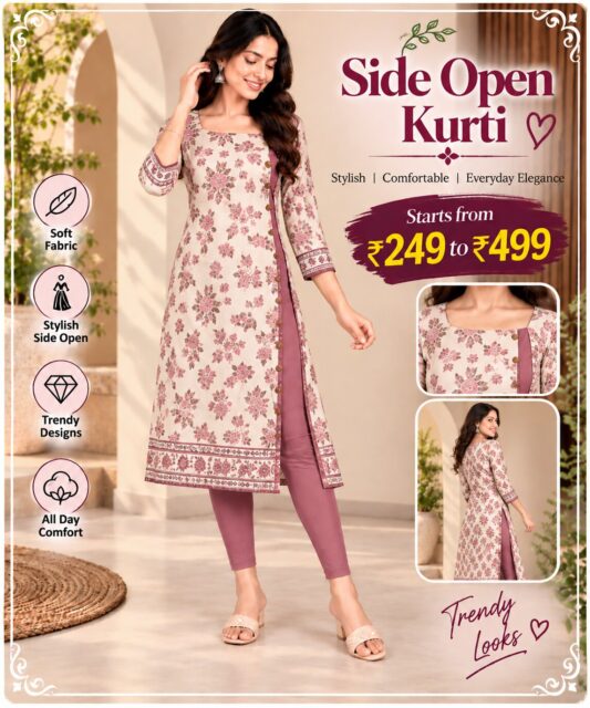 side-open-kurti