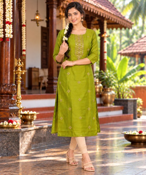 lime_green_kurta_femizone